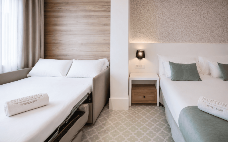 Habitación Cuádruple Neptuno Hotel & Spa Calella