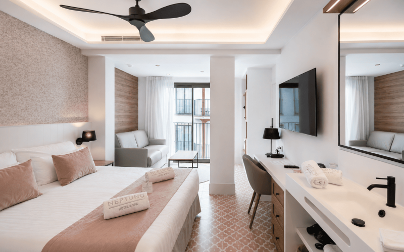 Habitación Cuádruple Neptuno Hotel & Spa Calella