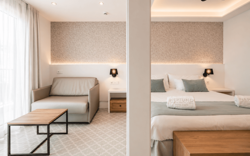Habitación Cuádruple Neptuno Hotel & Spa Calella