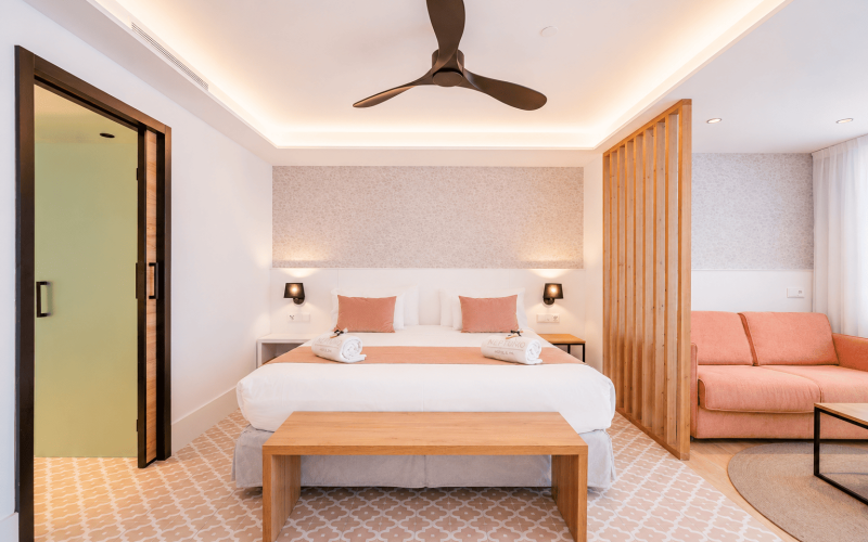 Habitación Suite Terraza Jacuzzi Exterior Neptuno Hotel & Spa Calella